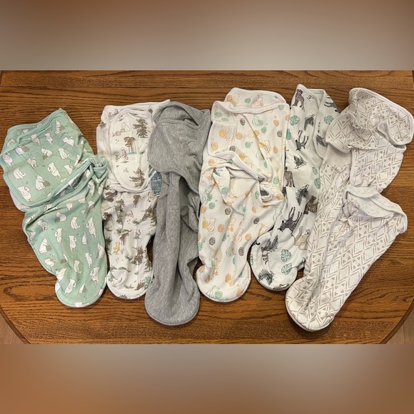 Set of 6 Aden + Anais Newborn Sleep Swaddles - Picture 1 of 7